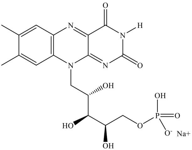 Vitamin B2 Molecular Diagram